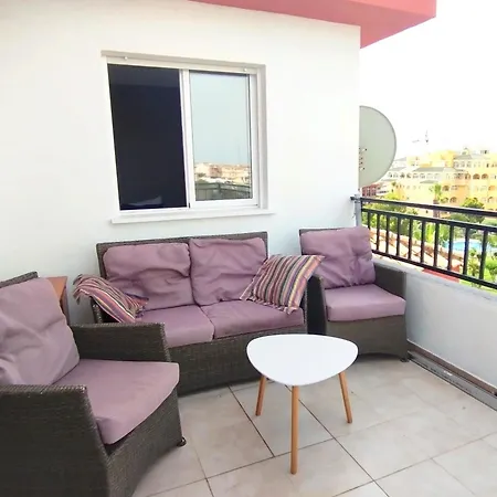 With A Large Sunny Balcony And A Swimmig Pool