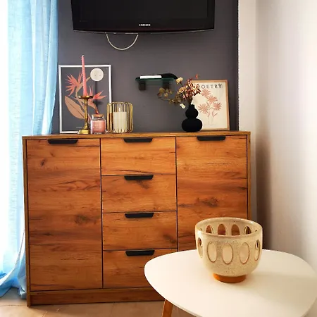 With A Large Sunny Balcony And A Swimmig Pool Appartement